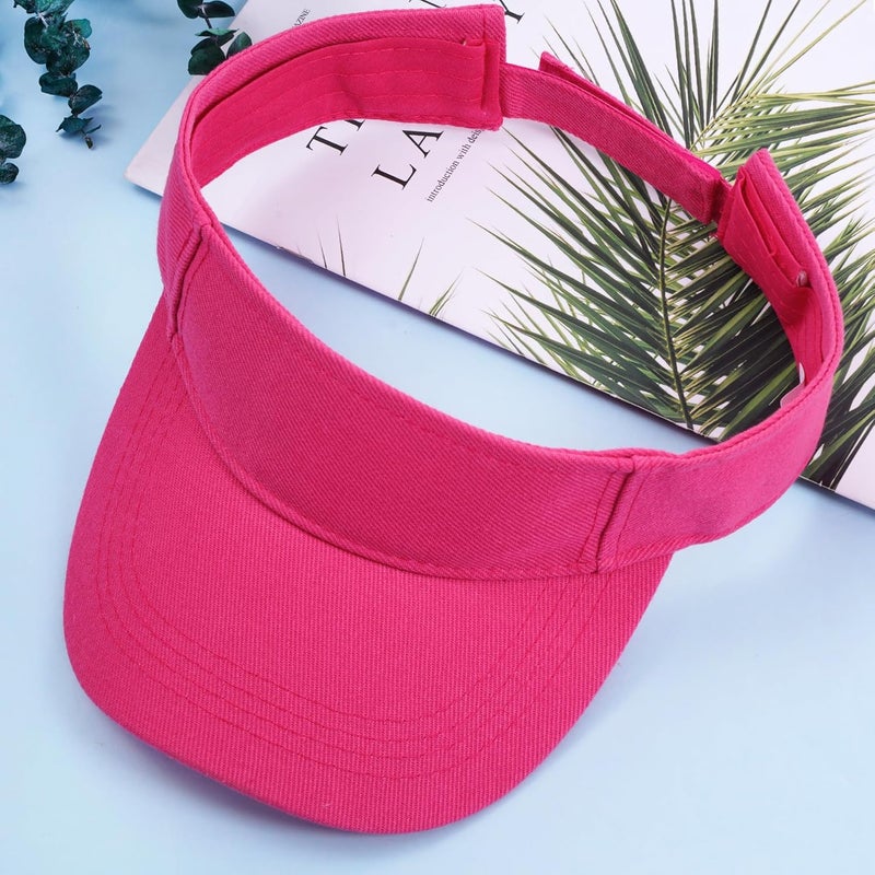 Marrywindix 1 Piece of Sport Wear Athletic Visor Sun Sports Visor Hat Visor Adjustable Cap for Women and Men (One Size) - Image 5